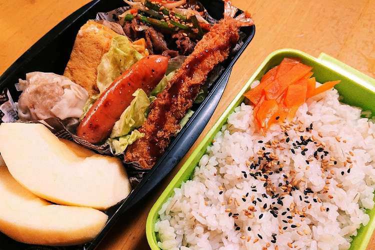 中学生男子の部活弁当 レシピ 作り方 By Eyemin クックパッド 簡単おいしいみんなのレシピが357万品