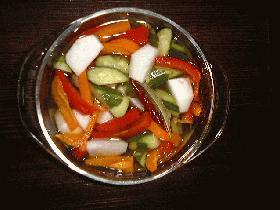 ★レンジでチン♪ 簡単野菜のピクルス★