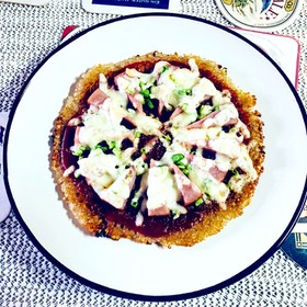 酢飯でピザ