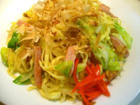 鰹が香る、沖縄塩焼きそば