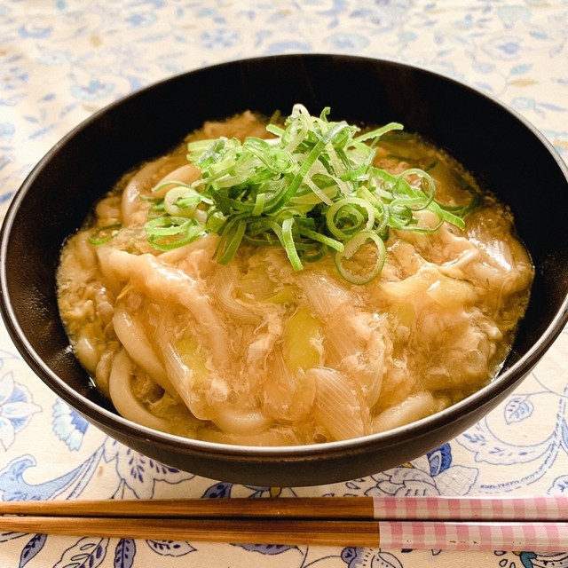 簡単 美味しい 煮込みあんかけ卵うどん レシピ 作り方 By まいちゃんママ クックパッド 簡単おいしいみんなのレシピが352万品