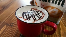 マリームでカフェモカ