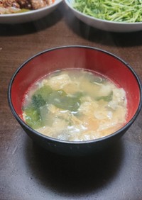3分で出来る中華風玉子スープ