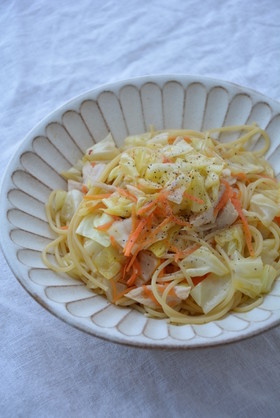 きび酢ドレッシングパスタ