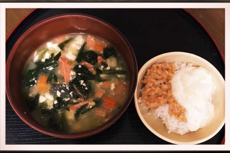 大人も一緒に幼児食一歳半 具沢山の味噌汁 レシピ 作り方 By Nao クックパッド 簡単おいしいみんなのレシピが354万品