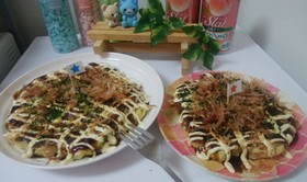 ★豆腐入りお好み焼き★
