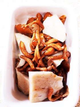 ダイエット中にも◎すじぼことなめこ和え物