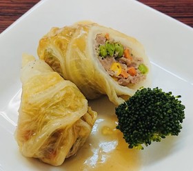 白菜の彩り巻き