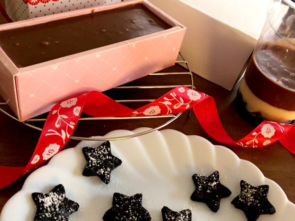オーブン無しで生チョコとオレオのタルト