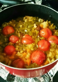 野菜たっぷり豆スープ