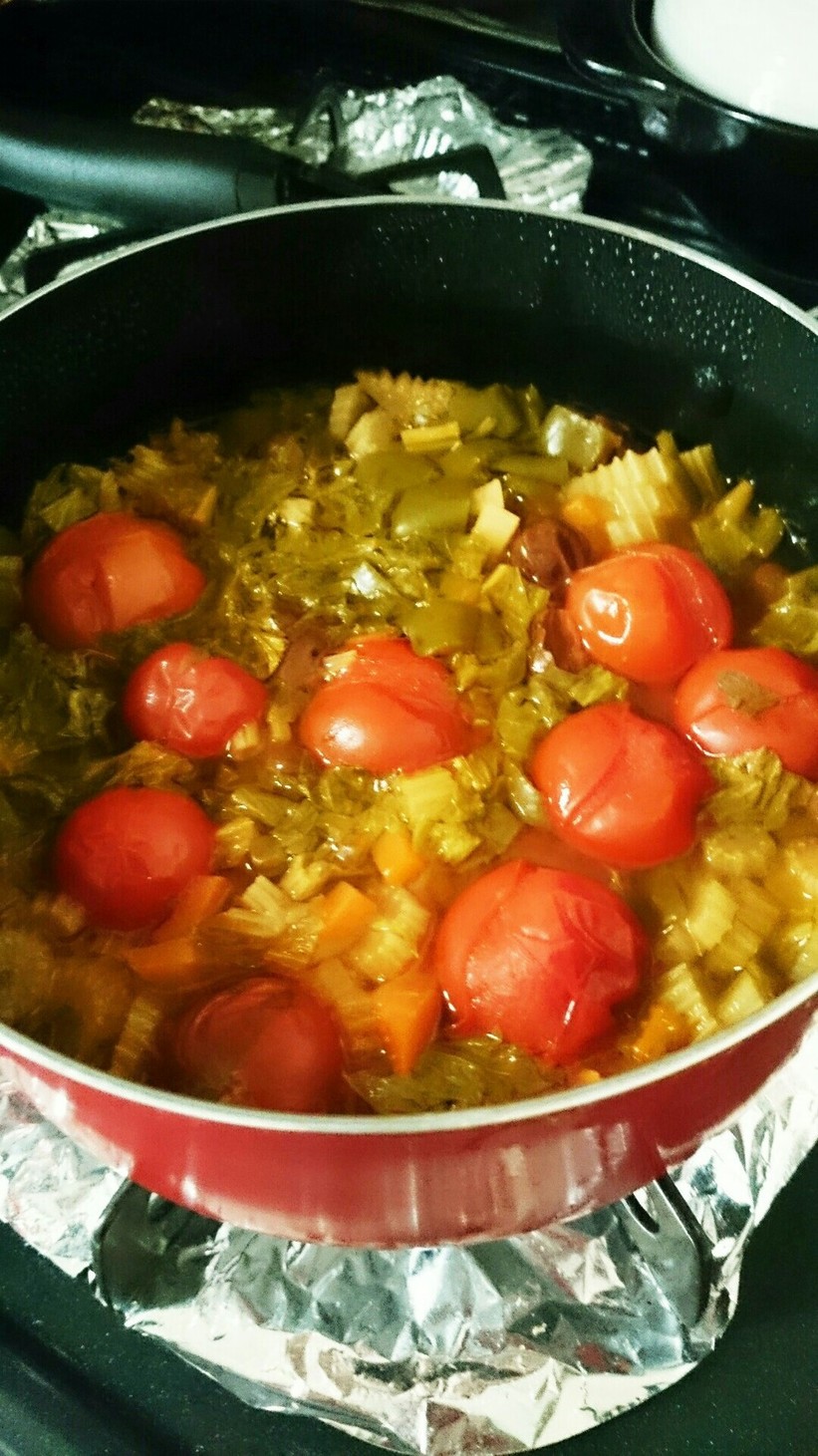 野菜たっぷり豆スープの画像