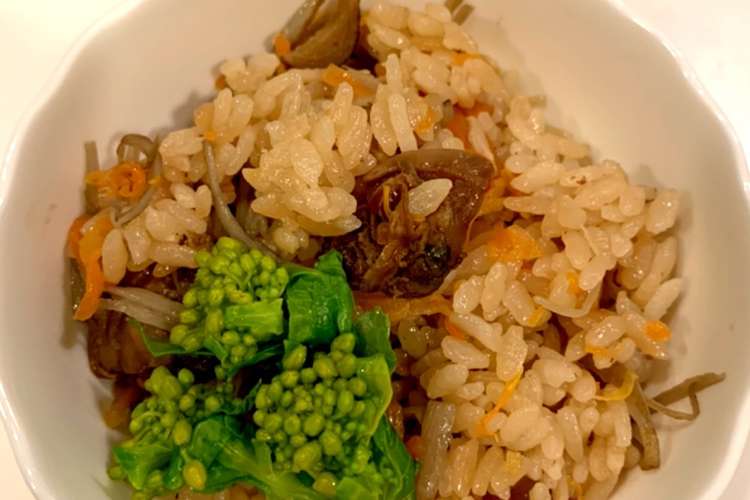 つくだ煮でつくる春の炊き込みご飯 レシピ 作り方 By みこ クックパッド