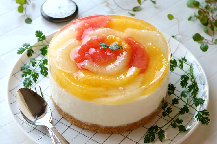 アガーで作るレアチーズケーキ レシピ 作り方 By あぽももこ クックパッド