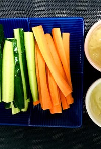 野菜スティックディップ 簡単2種