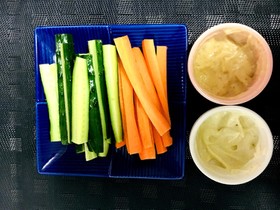 野菜スティックディップ 簡単2種