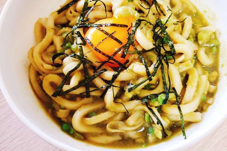 濃厚 アボカド醤油うどん レシピ 作り方 By ふーぅ クックパッド 簡単おいしいみんなのレシピが358万品