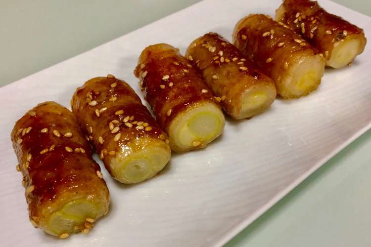 ねぎ牛肉巻きのめんつゆバター焼き レシピ 作り方 By Akachin クックパッド 簡単おいしいみんなのレシピが360万品