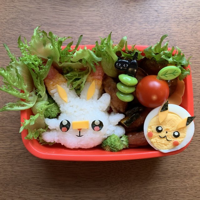 キャラ弁 ポケモン ヒバニー レシピ 作り方 By Kittymam08 クックパッド 簡単おいしいみんなのレシピが350万品