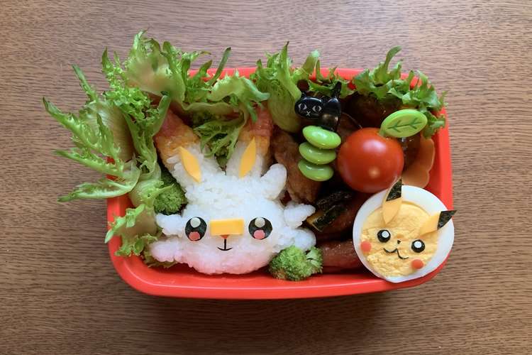 キャラ弁 ポケモン ヒバニー レシピ 作り方 By Kittymam08 クックパッド 簡単おいしいみんなのレシピが363万品