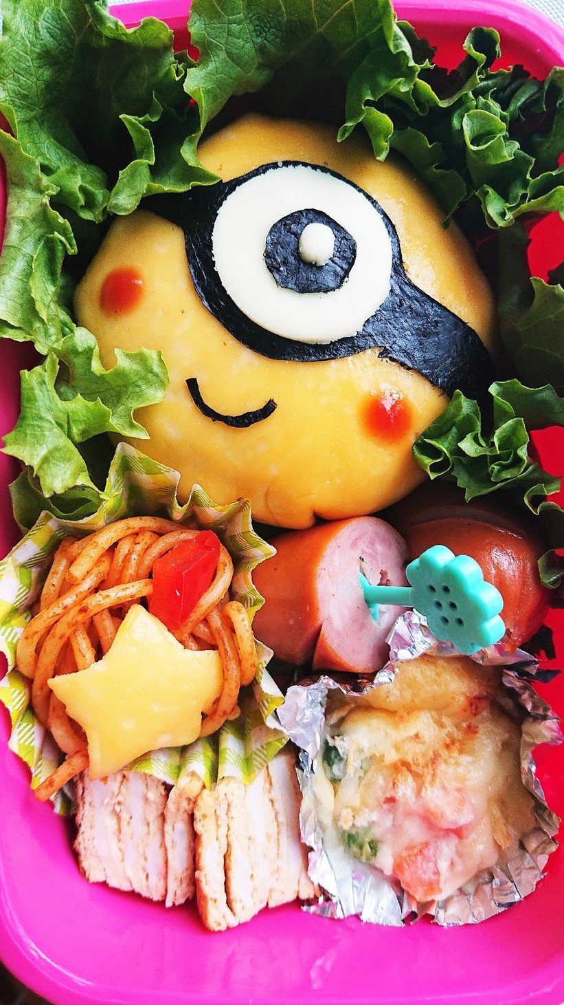 簡単キャラ弁☆ミニオン弁当 by RI☆A 【クックパッド】 簡単おいしいみんなのレシピが358万品