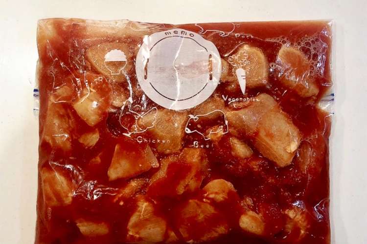 鶏のトマト煮 下味冷凍 レシピ 作り方 By 真奈 クックパッド 簡単おいしいみんなのレシピが360万品