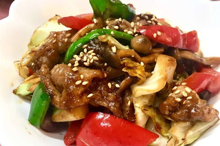 簡単 豚ばら肉とキャベツの甜麺醤炒め レシピ 作り方 By マシュマロキャンディ クックパッド 簡単おいしいみんなのレシピが374万品