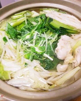 〆はお店の味!鶏生姜鍋からの〆つけ麺!