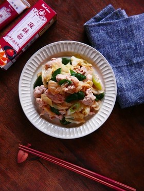 回鍋肉風★キャベツと豚肉のレンチン炒め