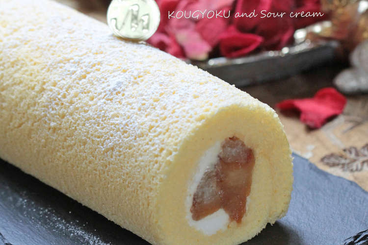 紅玉で タルトタタン風ロールケーキ レシピ 作り方 By Minntamama クックパッド 簡単おいしいみんなのレシピが350万品