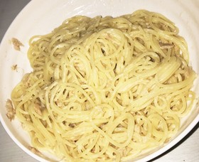 混ぜるだけ!ツナしょうゆマヨパスタ