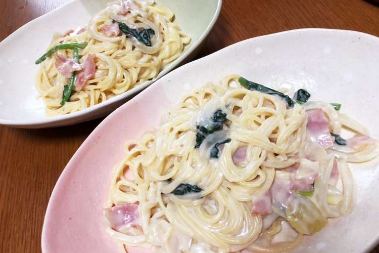 ランチにクリームパスタ レシピ 作り方 By Konoka クックパッド