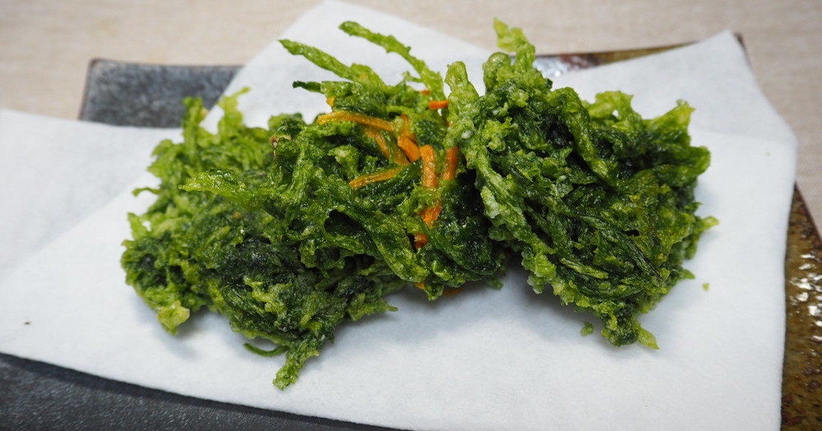 あおさの天麩羅 レシピ 作り方 By うおいち クックパッド 簡単おいしいみんなのレシピが357万品