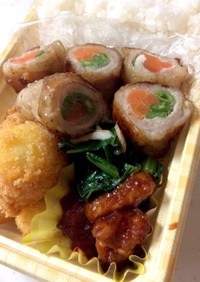 冷蔵庫にあるものでお弁当