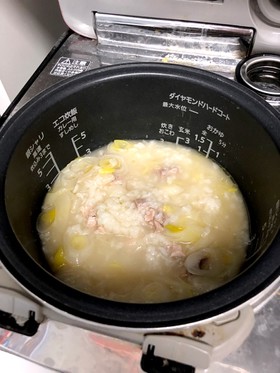 炊飯器でお手軽中華粥