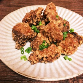まぐろの血合いの竜田揚げ
