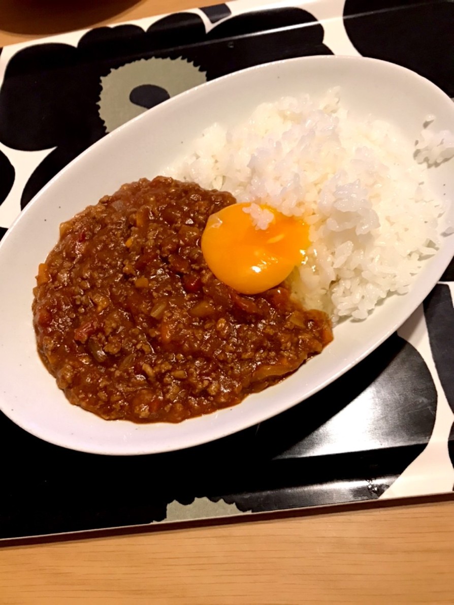 トマト缶と市販ルーで作る簡単キーマカレーの画像