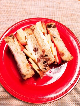 クリームチーズのフルーツサンド