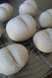 海外で作る　ハイジの白パン