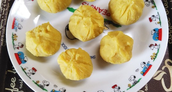 簡単手作りおやつ さつまいもの茶巾絞り♪ by たかたかっち♪ 【クックパッド】 簡単おいしいみんなのレシピが356万品