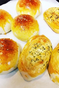 あんパンマヨネーズパン簡単発酵