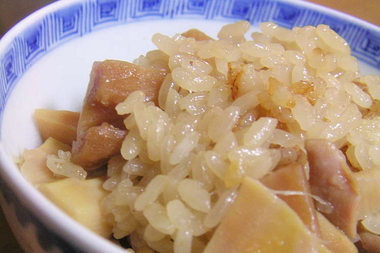 たけのこと鶏がいっぱいのおこわ レシピ 作り方 By れいにあ クックパッド 簡単おいしいみんなのレシピが352万品