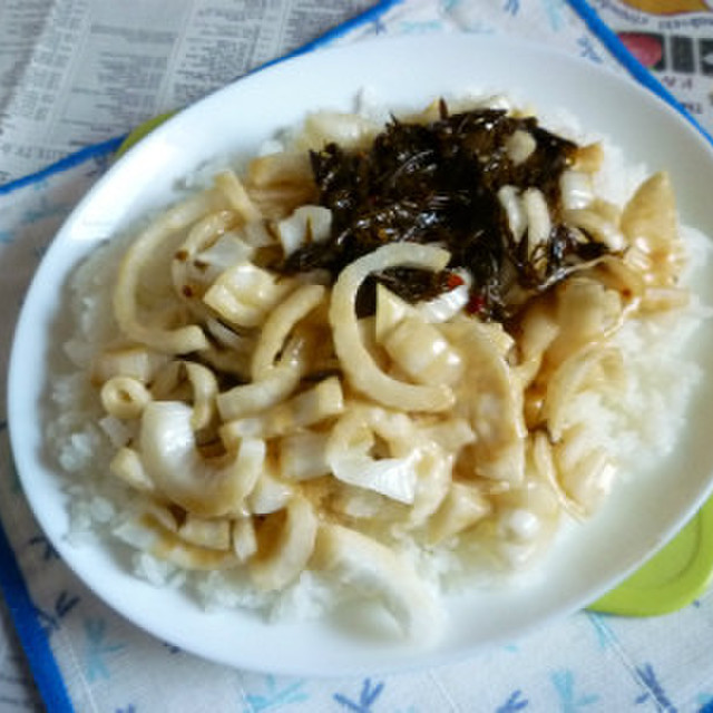新タマ あかもくサラダのカフェ丼 レシピ 作り方 By Aranjuez5 クックパッド 簡単おいしいみんなのレシピが360万品