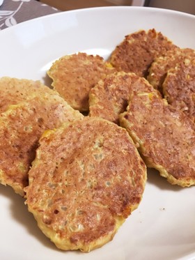 手づかみ食☆ツナコーンお好み焼き