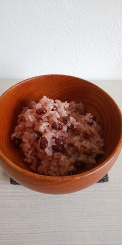 令和のお祝いに、圧力鍋でモチモチお赤飯