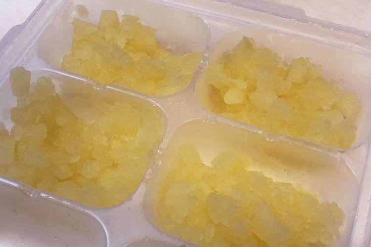 りんご のフリージング 離乳食 レシピ 作り方 By もん健康レシピ クックパッド 簡単おいしいみんなのレシピが360万品