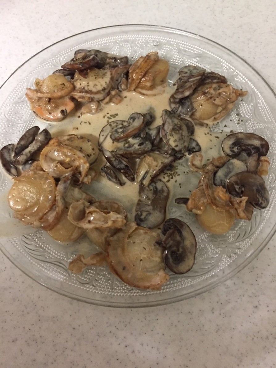 ブラウンマッシュルームとほたてのソース和 by エステシャンごはん 【クックパッド】 簡単おいしいみんなのレシピが395万品