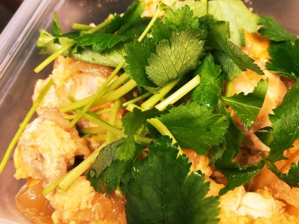 簡単*めんつゆde親子丼