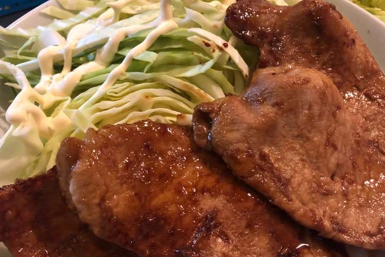 男の手料理 5分で豚ロースしょうが焼き レシピ 作り方 By Toyonosuke クックパッド 簡単おいしいみんなのレシピが360万品