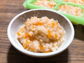 【離乳食】ねばねば納豆ご飯