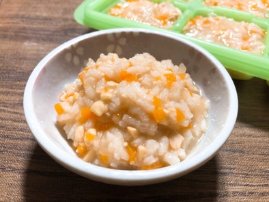 【離乳食】ねばねば納豆ご飯の写真